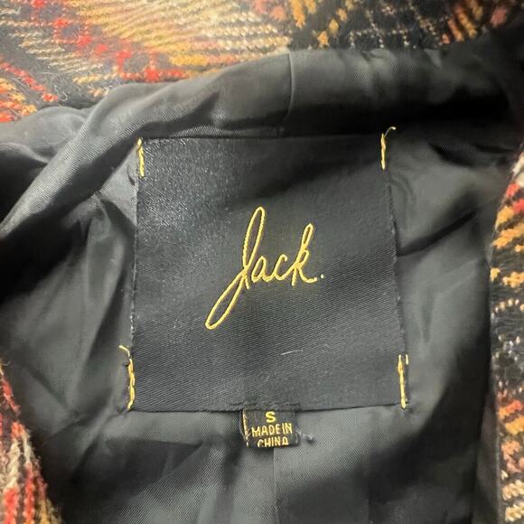 Jack by BB Dakota Women's Wrap Jacket Coat Sz S Boho Aztec Southwestern Wool - Picture 6 of 9